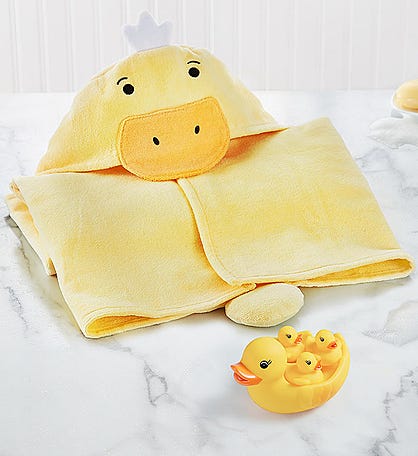 Elegant Baby® Ducky  Bathtime Gift Set
